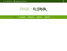 Tablet Screenshot of frutaselcerval.com